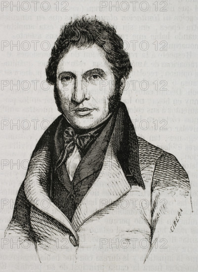 Agustín de Argüelles Álvarez González, (1776-1844), known as "El Divino", 1853.  Creator: Ildefonso Cibera.