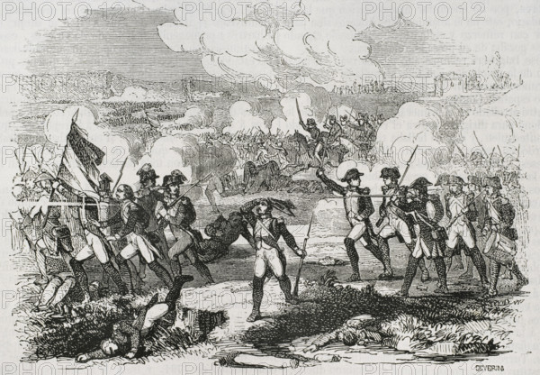 Battle of Truillas, (22nd September, 1793),  War of Roussillon, 1853. Creator: José Severini.