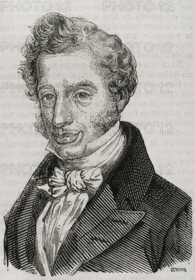 Francisco Martínez de la Rosa, (1787-1862), Spanish statesman and dramatist, 1853. Creator: José Severini.