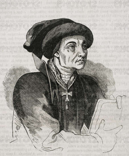 Inigo Lopez de Mendoza, (1398-1458), Spanish nobleman of the House of Mendoza, 1852.  Creator: Unknown.