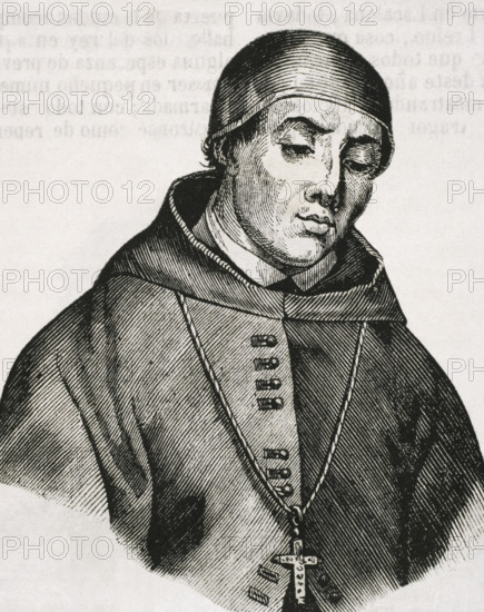 Alonso Fernandez de Madrigal, known as Alonso Tostado, (1410-1455), Spanish clergyman..., 1852.  Creator: Unknown.