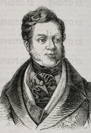 José María Queipo de Llano, (1786-1843), Count of Toreno and viscount of Matarrosa, 1853.  Creator: Unknown.