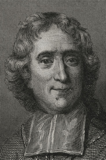 François Fénelon, (1651-1715), French theologian, Catholic bishop, poet and writer, 1856. Creator: Charles Geoffroy.