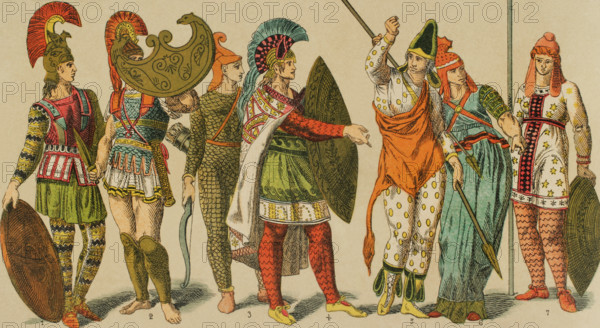 Lydians and Phrygians, Anatolian Peninsula, 1881. Creator: Unknown.