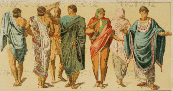 Etruscan Clothing, 1881.  Creator: Unknown.