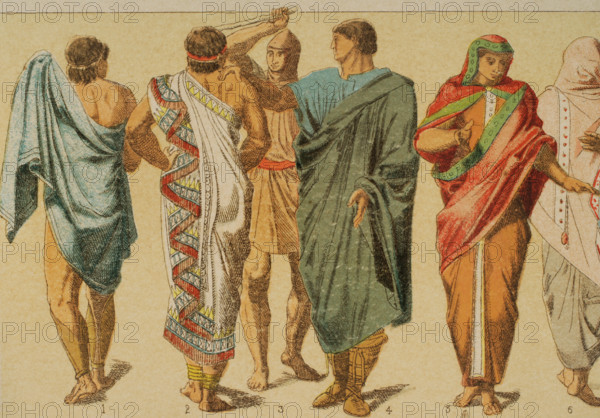 Etruscan Clothing, 1881. Creator: Unknown.