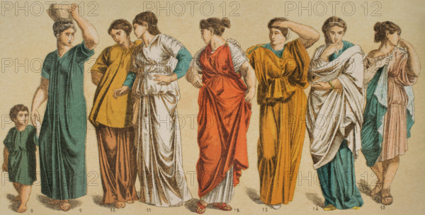 Roman Age Costume, 1881. Creator: Unknown.