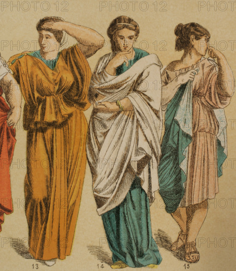 Roman Age Costume, 1881.  Creator: Unknown.