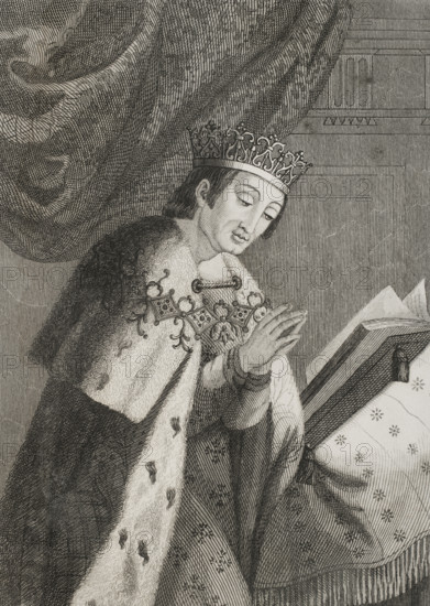 Alfonso VIII of Castile, (1155-1214), called the Noble or the one of the Navas, 1853.  Creator: Antonio Roca Sallent.