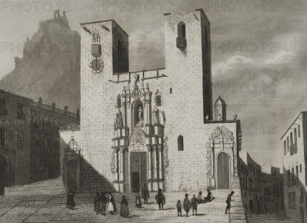 Church of Saint Mary, Alicante, Spain, 1853.  Creator: Antonio Roca Sallent.