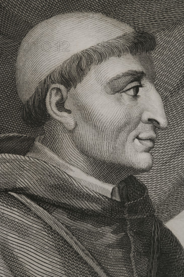 Francisco Ximénez de Cisneros, known as Cardinal Cisneros (1436-1517), 1853.  Creator: Antonio Roca Sallent.