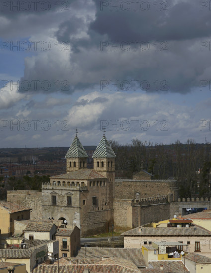 Puerta Nueva de Bisagra, Toledo, Spain, 2022.  Creator: LTL.
