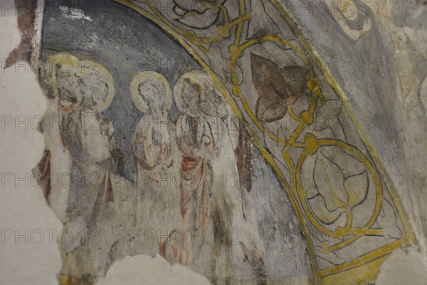 Fresco, Cristo de la Luz Shrine, Toledo, Castile-La Mancha, Spain, 2022.  Creator: LTL.