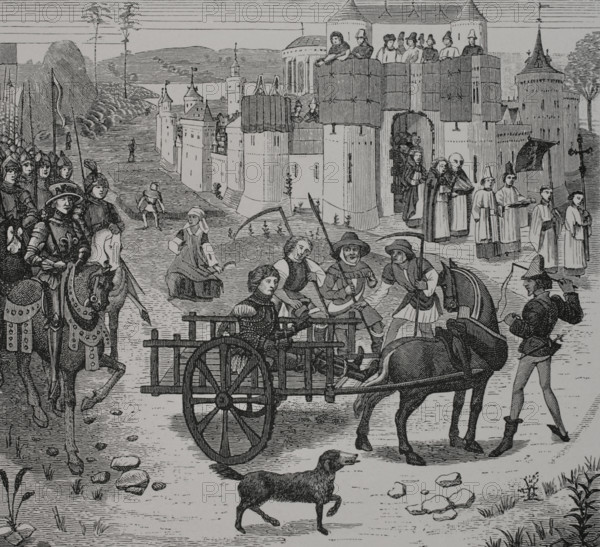 The Infante Ferdinand of Portugal, Count of Flanders, taken prisoner at the Battle of Bouvines...121 Creator: Unknown.