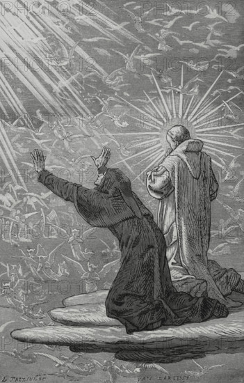 The Divine Comedy, (1307-1321): The Paradise, 1888.  Creator: Jean Edouard Dargent.