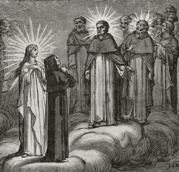 The Divine Comedy, (1307-1321): The Paradise, 1888.  Creator: Jean Edouard Dargent.