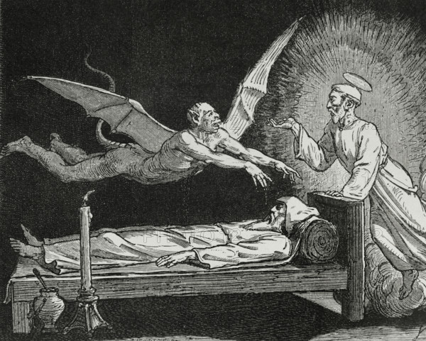 The Divine Comedy, (1307-1321): Inferno (Hell), 1888. Creator: Jean Edouard Dargent.