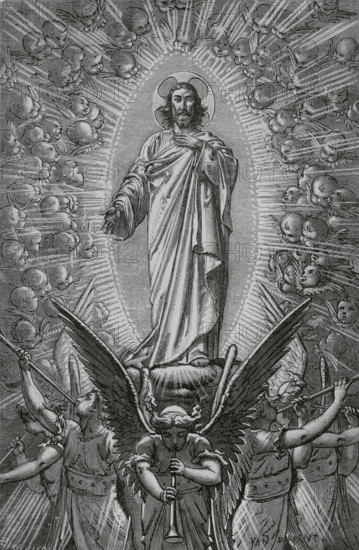 The Divine Comedy, (1307-1321): The Paradise, 1888.  Creator: Jean Edouard Dargent.