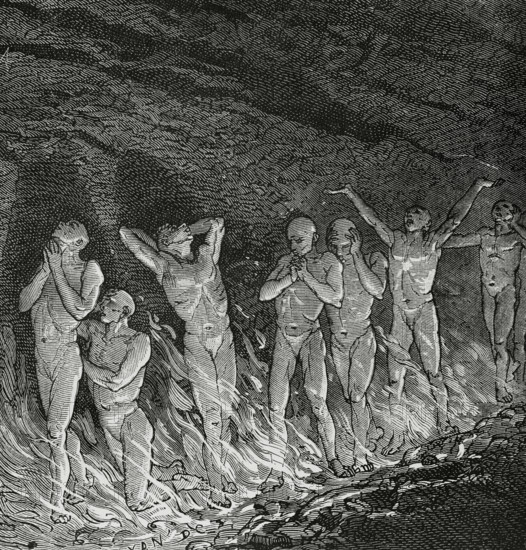 The Divine Comedy, (1307-1321): Purgatory, 1888.  Creator: Jean Edouard Dargent.