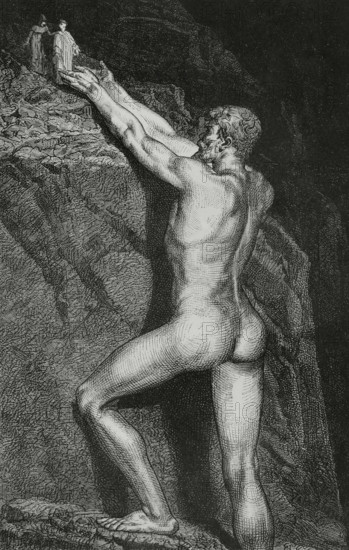 The Divine Comedy, (1307-1321): Inferno (Hell), 1888. Creator: Jean Edouard Dargent.