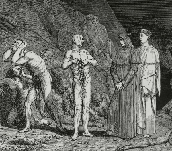 The Divine Comedy, (1307-1321): Inferno (Hell), 1888. Creator: Jean Edouard Dargent.