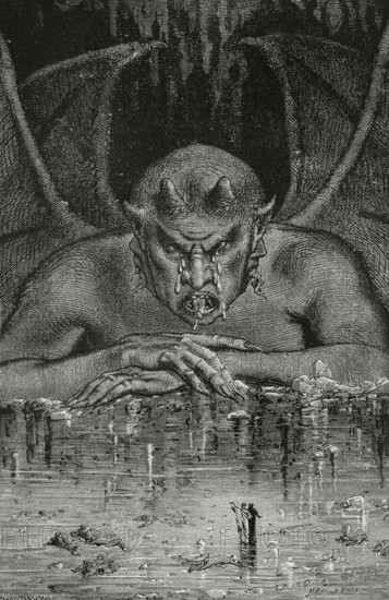 The Divine Comedy, (1307-1321): Inferno (Hell), 1888. Creator: Jean Edouard Dargent.