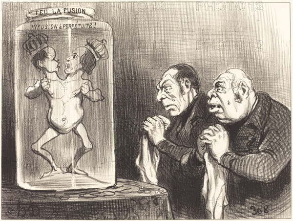 Regrets Superflus!, 1851. Creator: Honore Daumier.