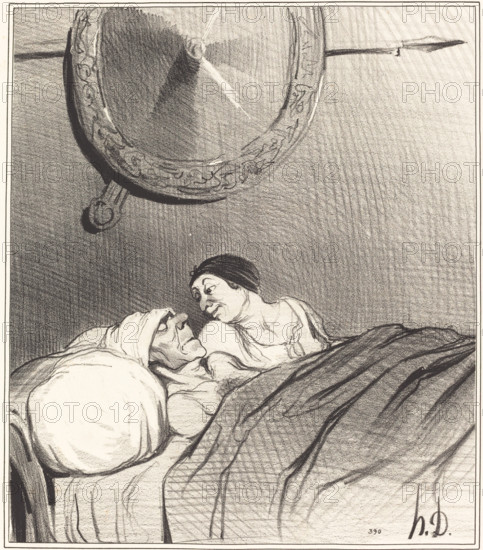 Ulysse et Pénélope, 1842. Creator: Honore Daumier.