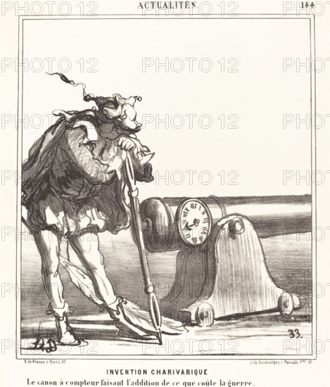 Invention charivarique, 1868. Creator: Honore Daumier.