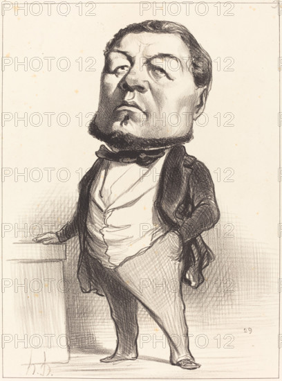 F.J. Ducoux, 1849. Creator: Honore Daumier.