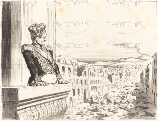 Le Roi de Naples, c1848. Creator: Honore Daumier.