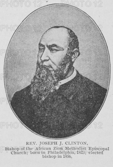 Rev. Joseph J. Clinton; Bishop of the African Zion Methodist Episcopal Church..., 1902. Creator: Unknown.