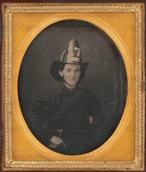 Attributed Portrait of Nathaniel Currier, about 1858. Creator: Charles Henry Williamson.