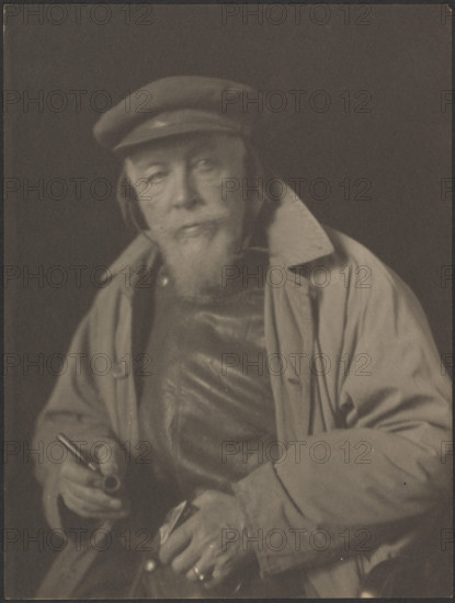 Bearded Man with Cap and Pipe (Probably an Old Sea Captain), 1920-1930. Creator: Doris Ulmann.