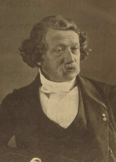 Philippe-Auguste Jeanron, negative 1860-1861; print about 1890. Creators: Nadar, Paul Nadar.