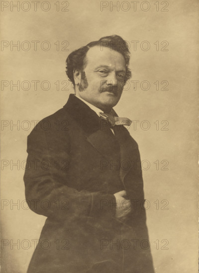 Gilbert Duprez, tenor, opera, 1855-1859.  Creator: Nadar.