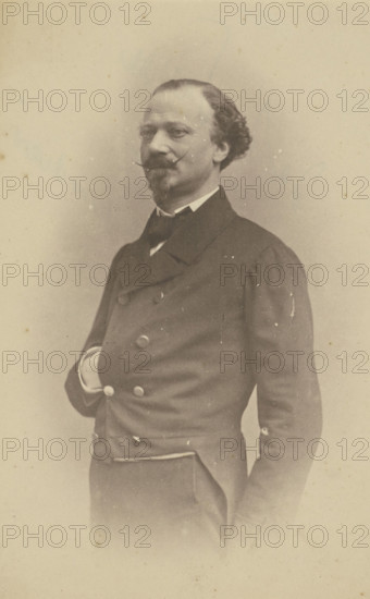 De La Pierre, lieutenant, dueliste, boulevardier, 1855-1859. Creator: Nadar.