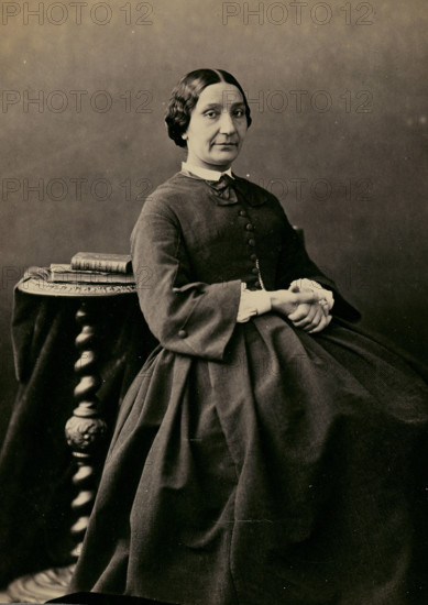 Mlle Elise Veuillot, 1861-1869. Creator: Nadar.