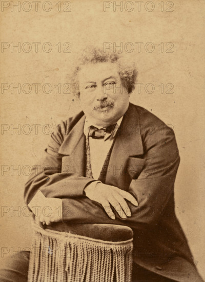 Alexandre Dumas père, negative about 1862; print after 1889. Creators: Nadar, Paul Nadar.