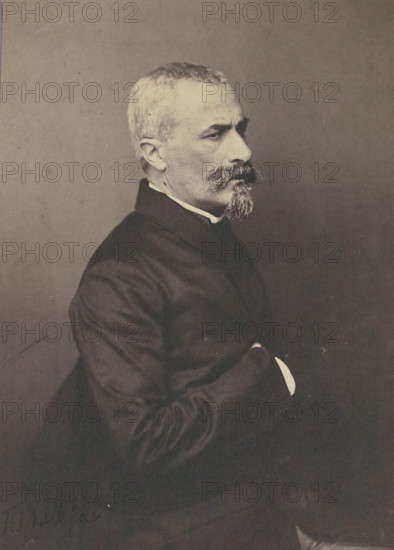 Félicien Mallefille, litterateur, 1860-1861. Creator: Nadar.