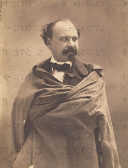 Giuseppe Palizzi, paysagiste, 1855-1859. Creator: Nadar.