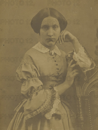 Mlle. Maria Fouquet, 1854-1855. Creator: Nadar.