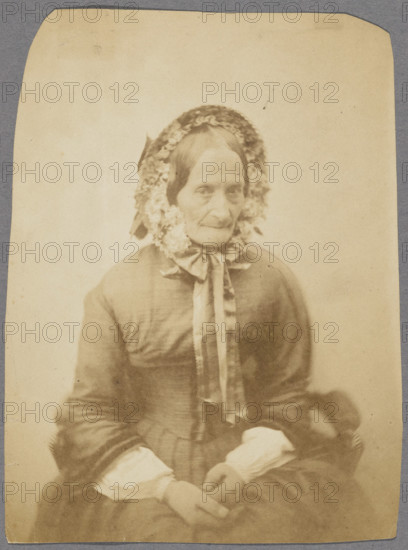 Mme. Augeron, 1854-1855. Creator: Nadar.