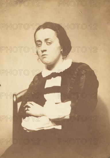Mme. Ernestine Nadar, about 1854-1855. Creator: Nadar.