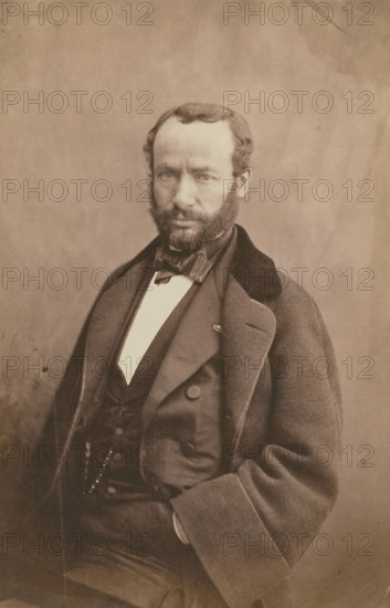 Vieuxtemps, violiniste, 1855-1859. Creator: Nadar.