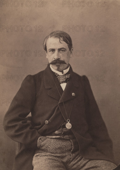 Auguste Vitu, journaliste, 1860-1861. Creator: Nadar.