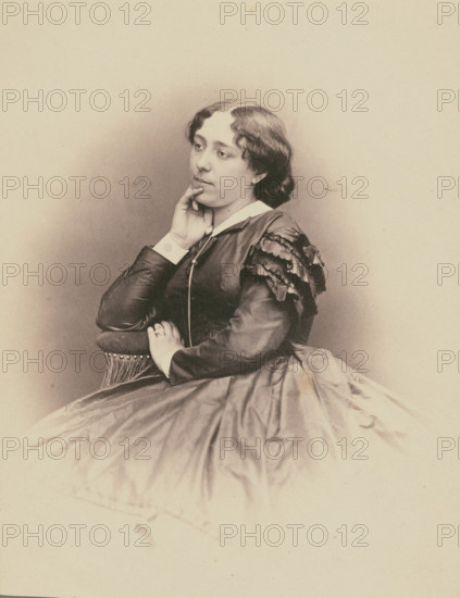 Mme Stevens, 1860-1861. Creator: Nadar.