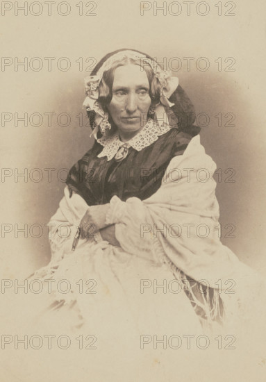 Mme Vernet mére, 1855-1859. Creator: Nadar.
