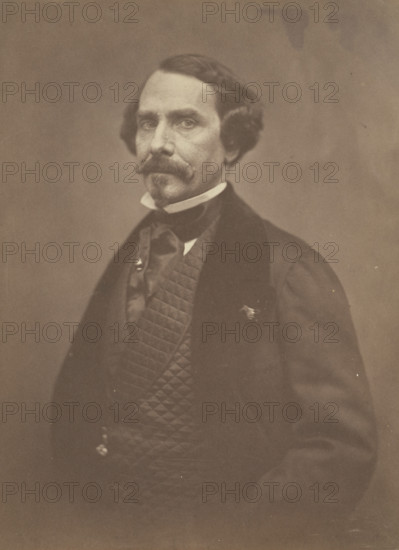 Jules Lecomte, journaliste, 1855-1859. Creator: Nadar.