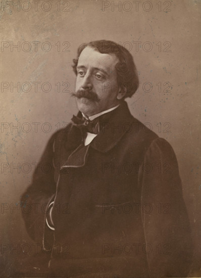 Paul de Saint-Victor, littérateur, negative 1855-1859; print 1870-1879. Creator: Nadar.